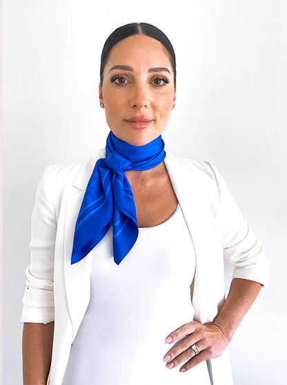Dark Hampton Bolton Silk Scarf