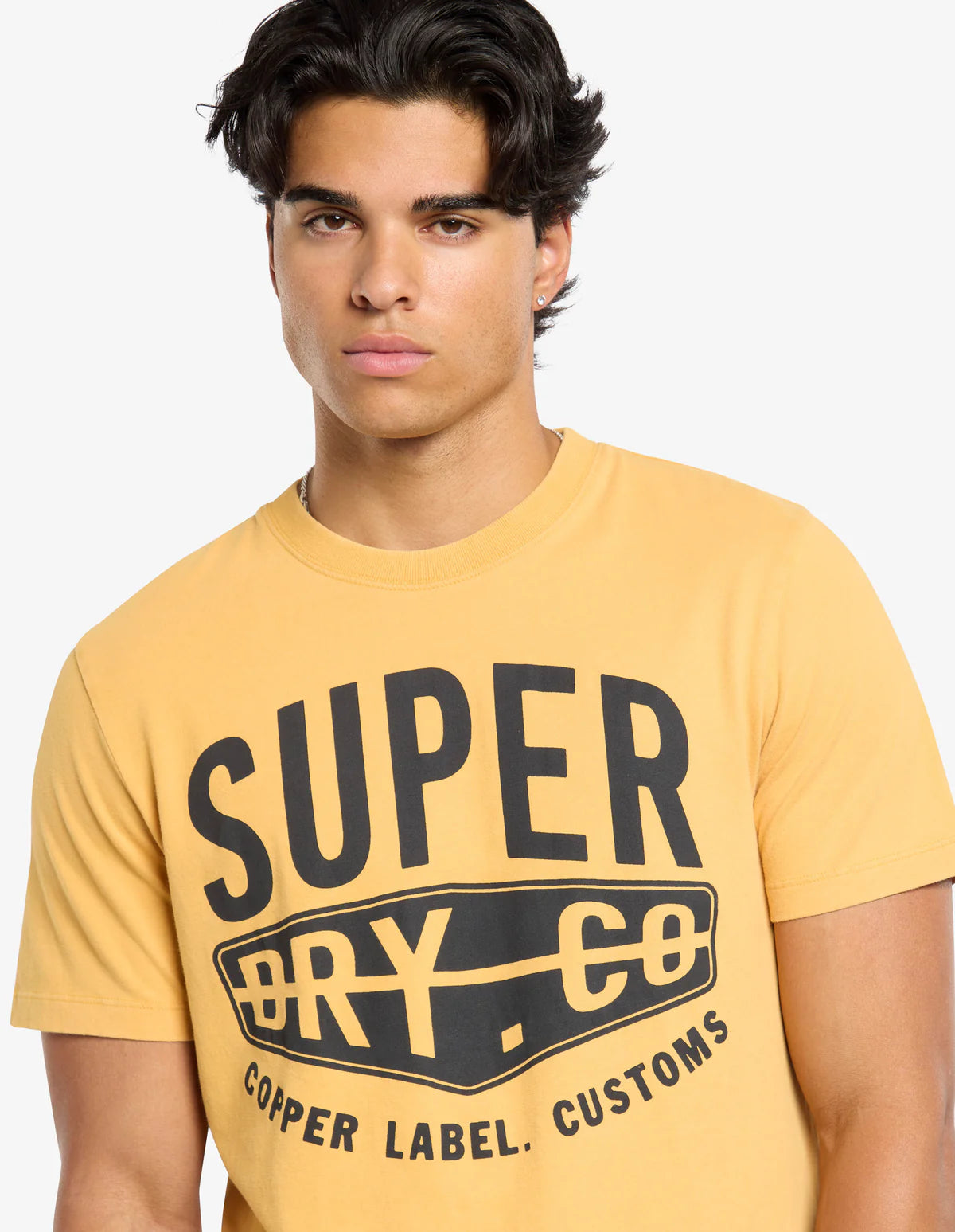 Superdry Graphic Tee Copper Label Winter Gold