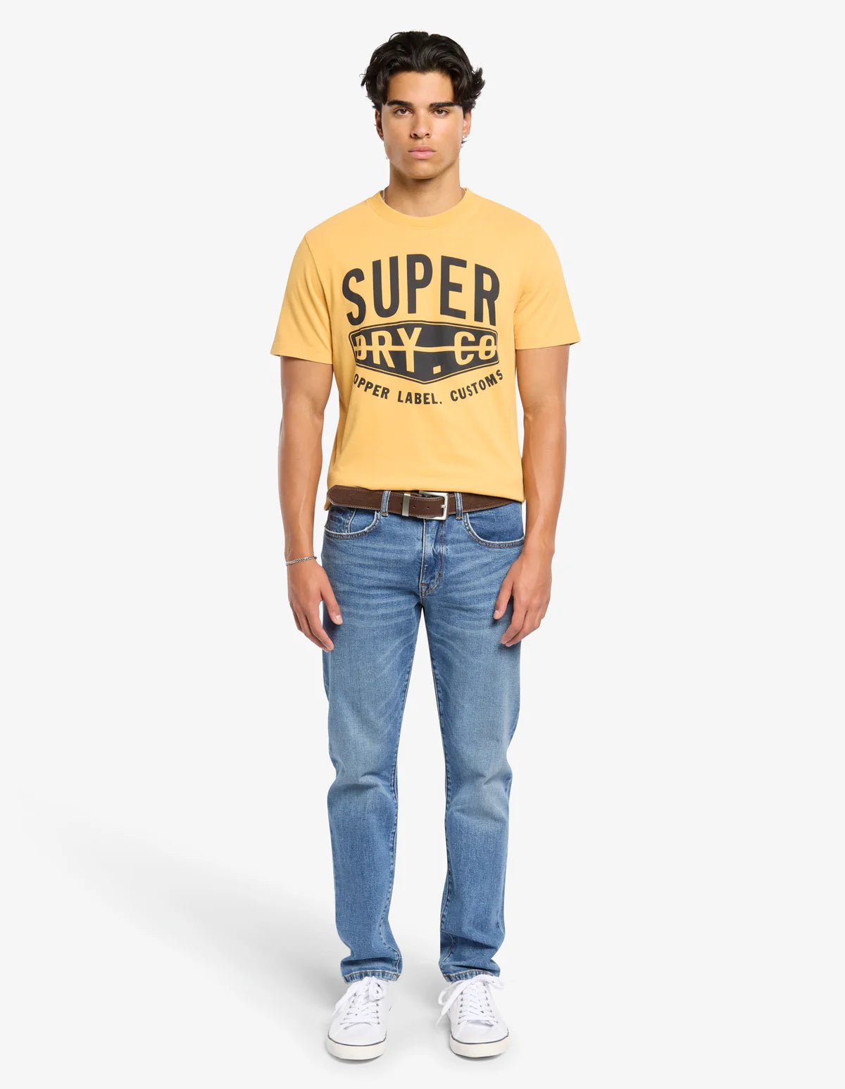 Superdry Graphic Tee Copper Label Winter Gold