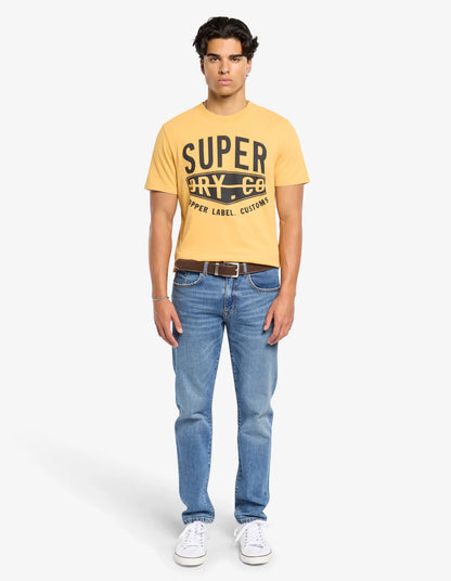 Superdry Graphic Tee Copper Label Winter Gold