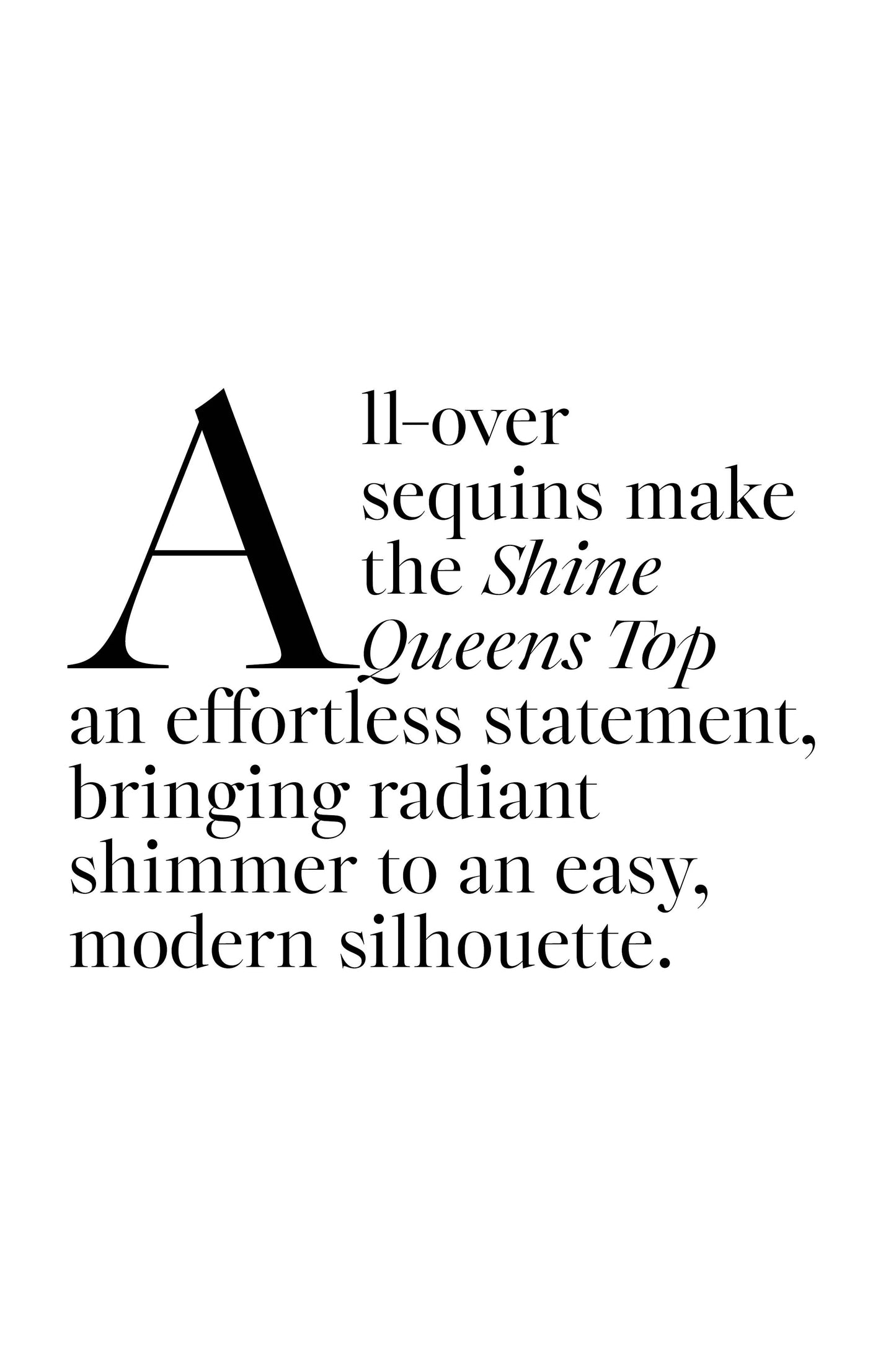 Cooper Queens Shine Top