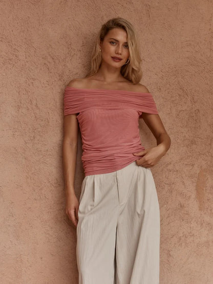 Sass Jordan Off Shoulder Top
