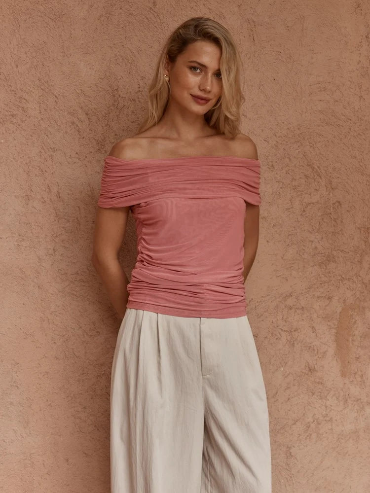 Sass Jordan Off Shoulder Top