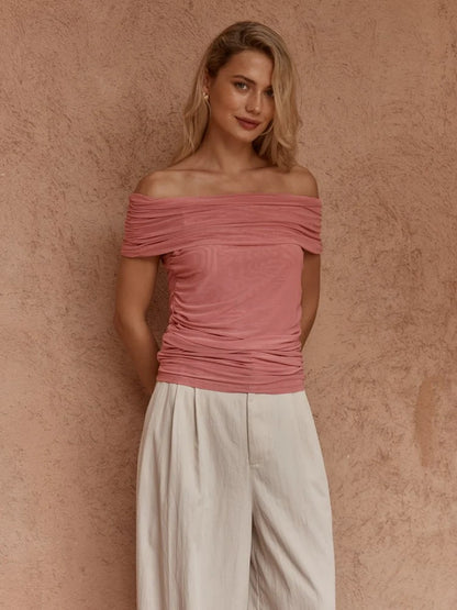 Sass Jordan Off Shoulder Top