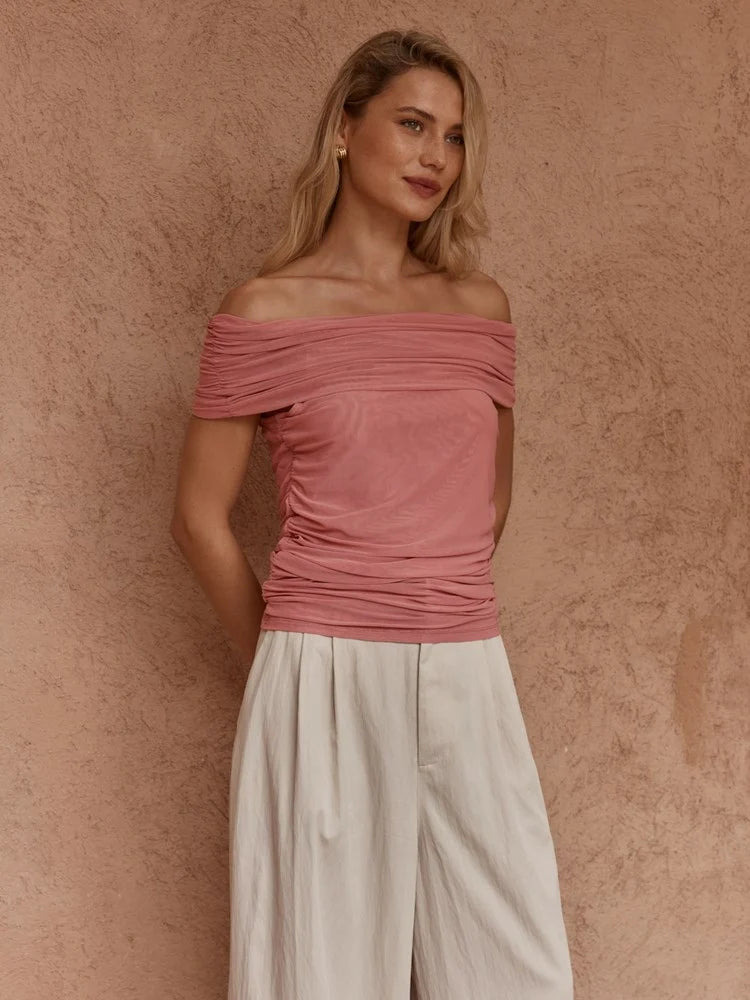 Sass Jordan Off Shoulder Top