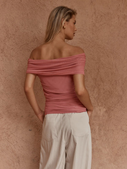 Sass Jordan Off Shoulder Top