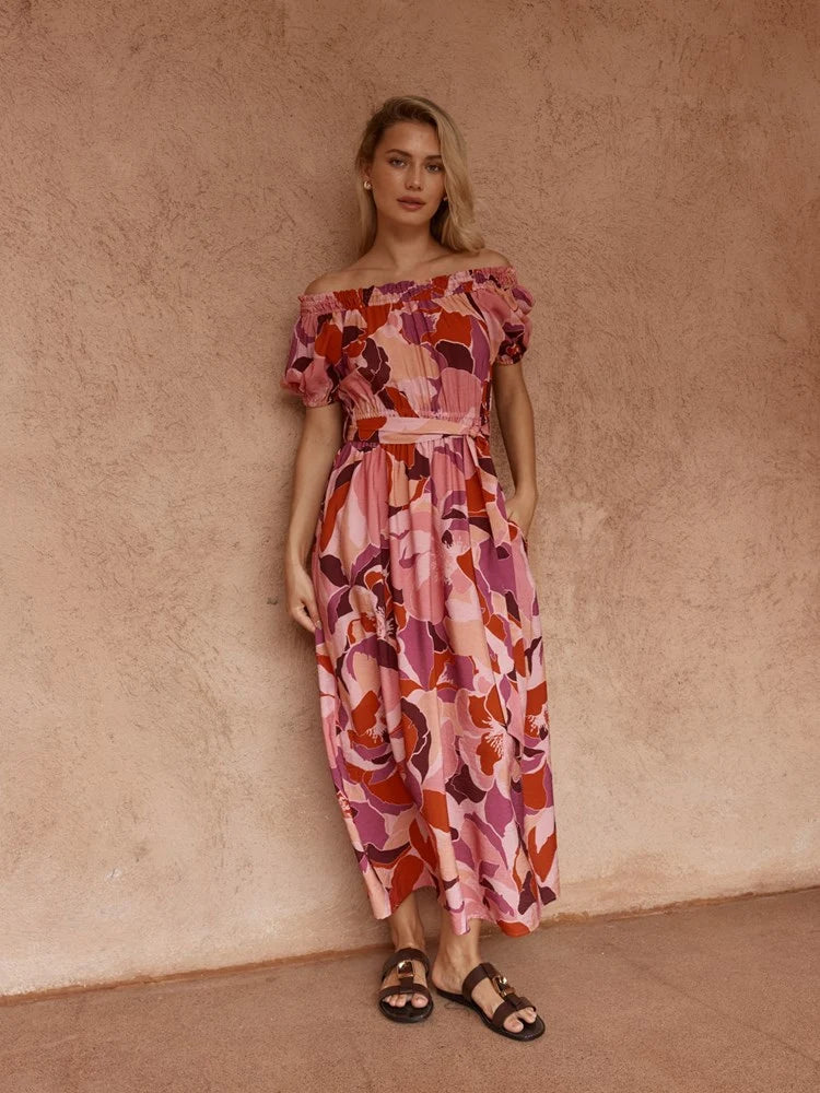 Sass Jo Off The Shoulder Dress
