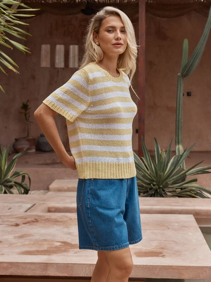 Sass Jules Stripe Tee