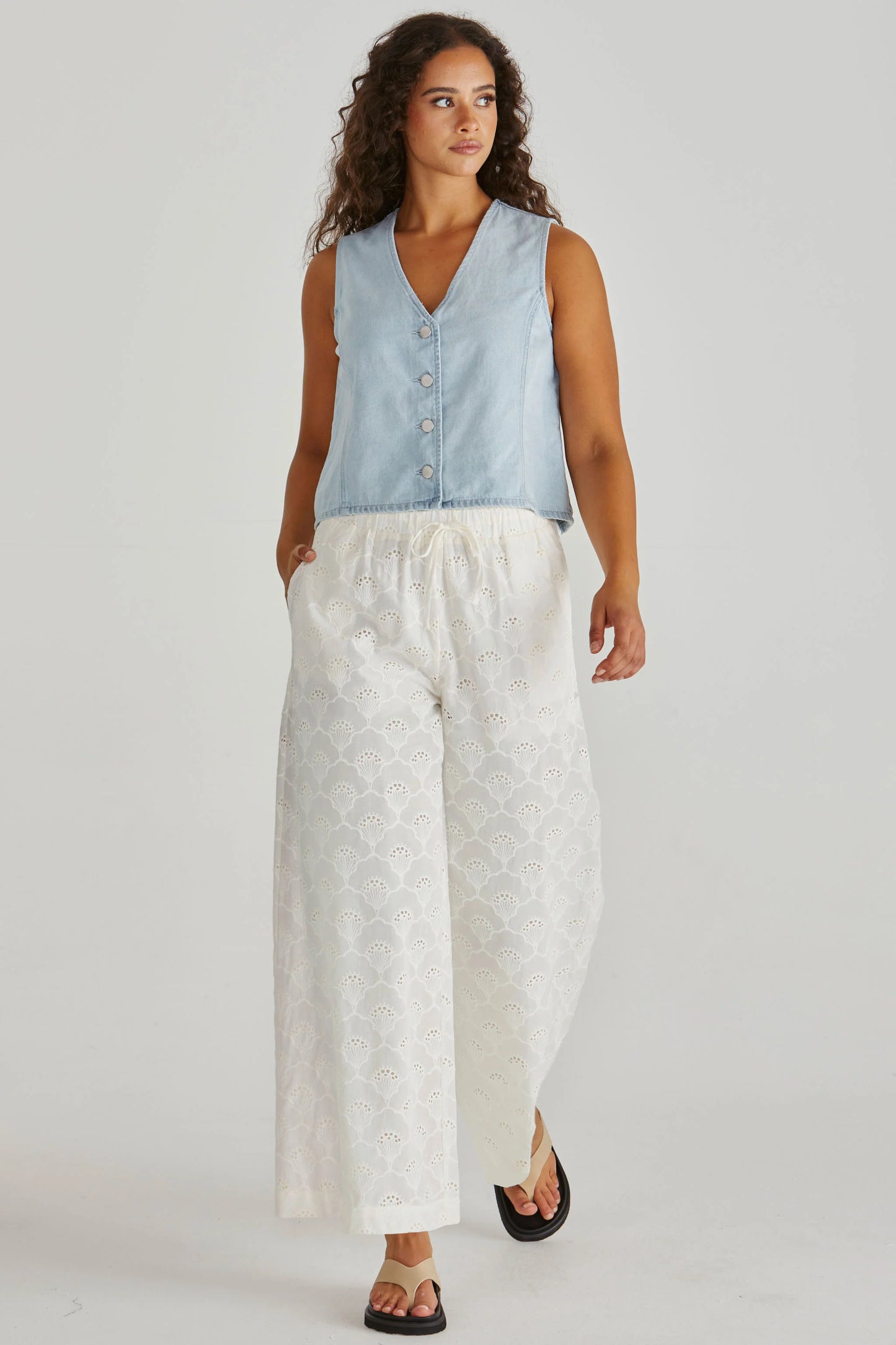 Sass Zimmy Broderie Pant