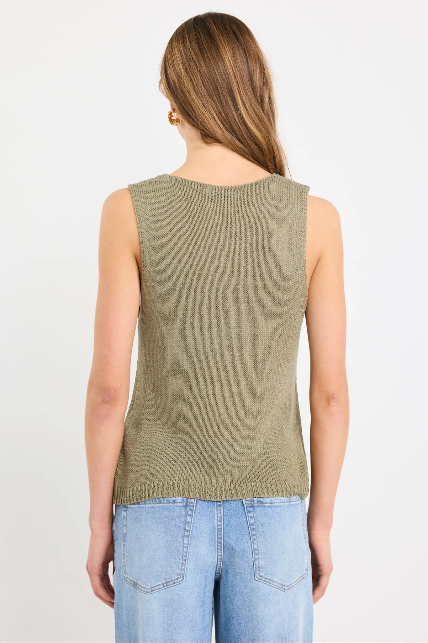 Stories Be Told Settler Sleeveless Knit Top