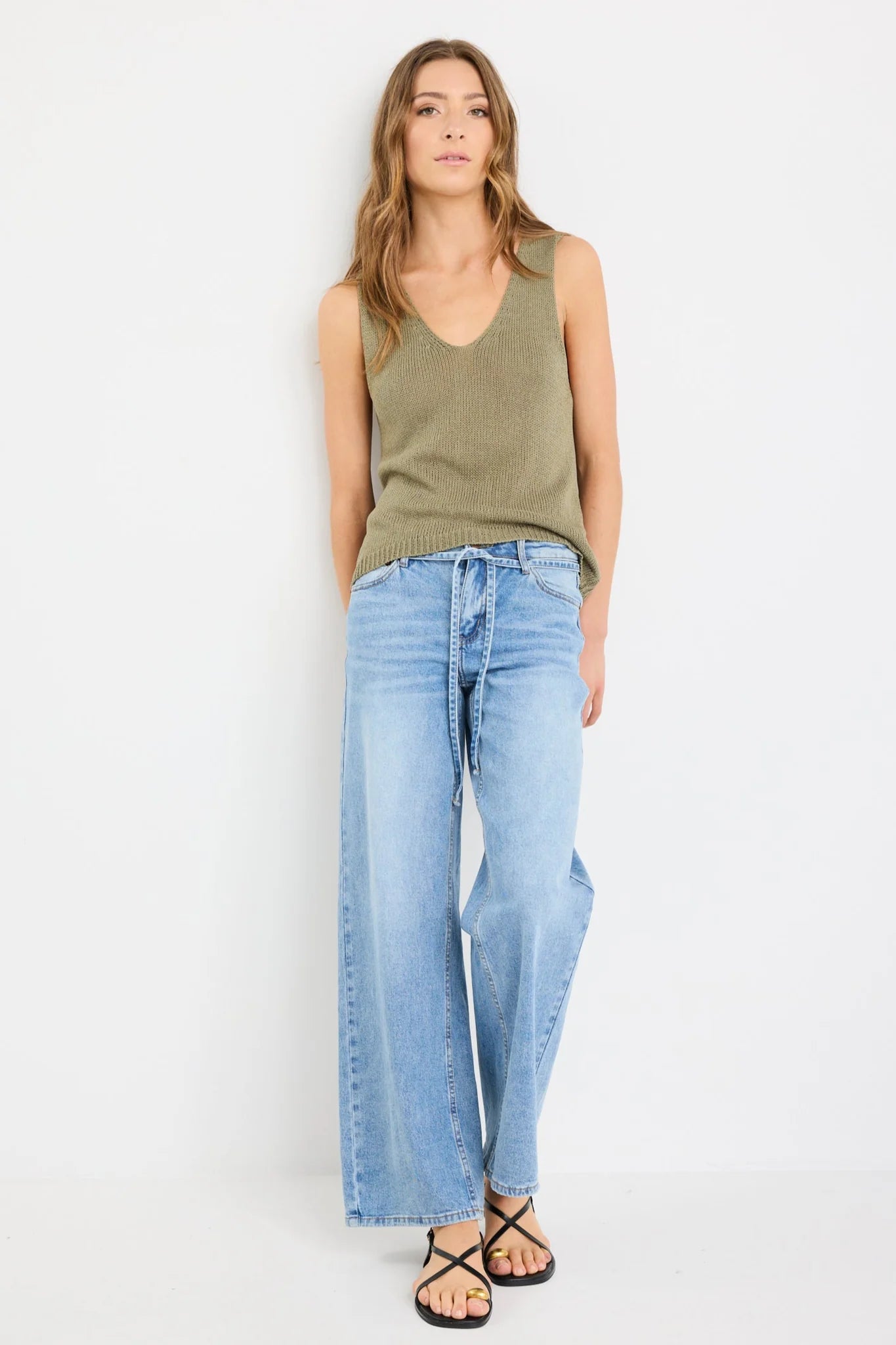 Stories Be Told Settler Sleeveless Knit Top