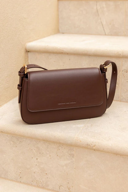 Among The Brave Date Night Dark Coffee Shoulder Bag