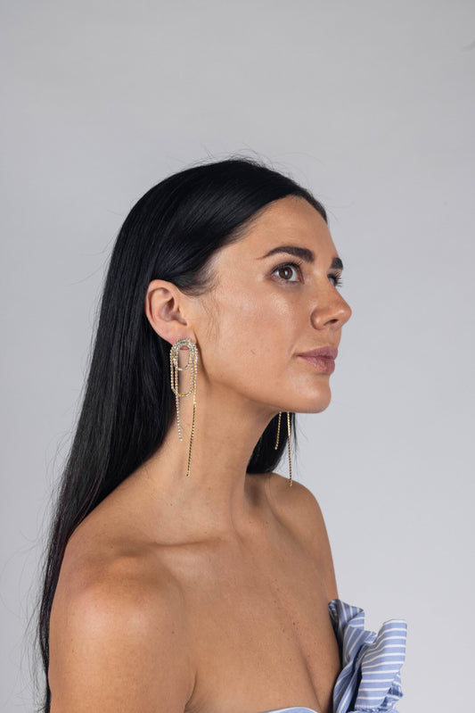 Me The Label Spiral Earrings in Gold or Silver