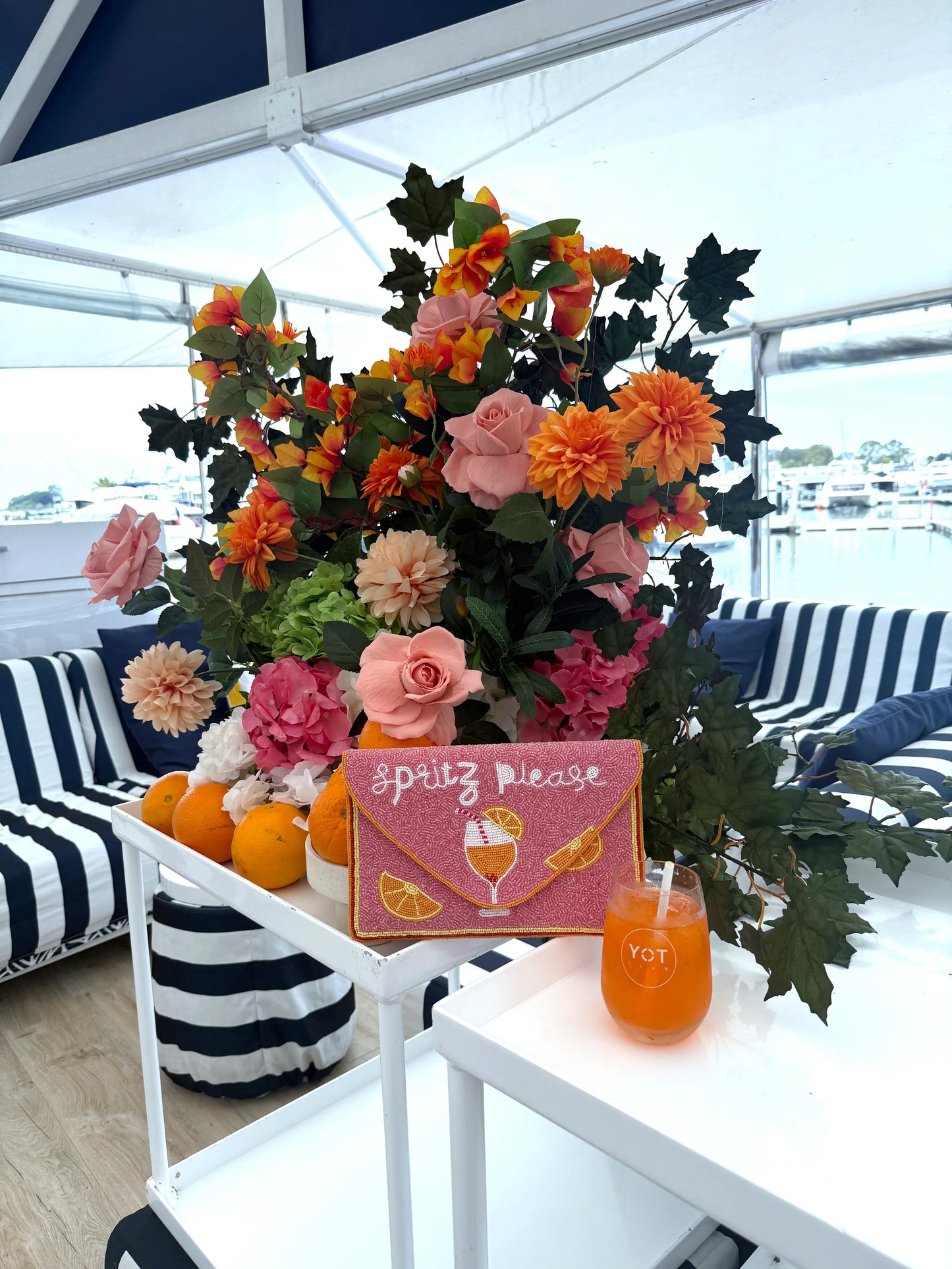 Dark Hampton Bead Bag