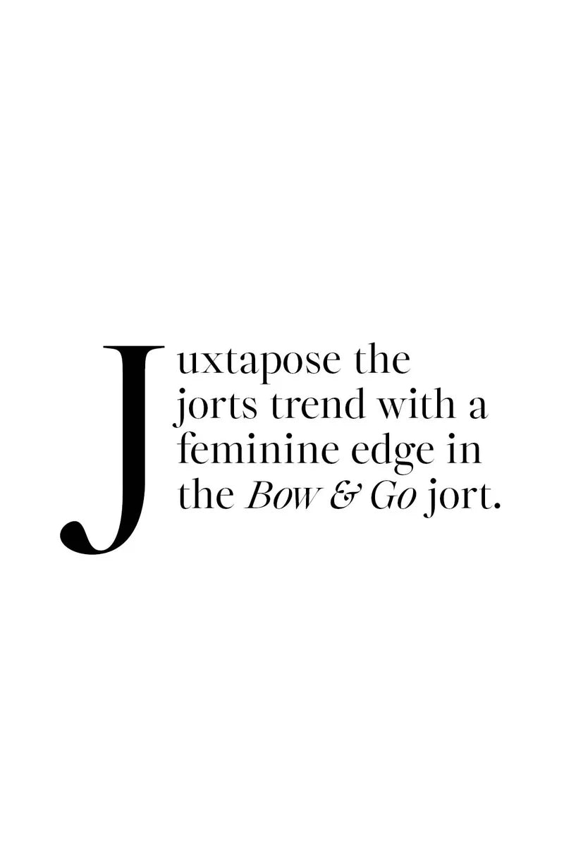 Coop Bow and Go Jort