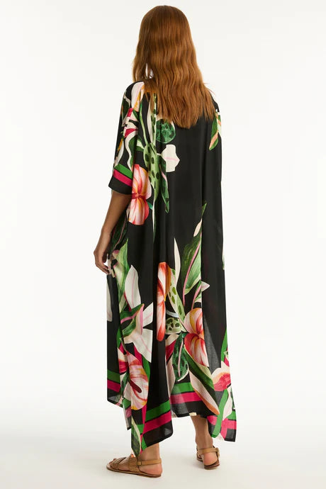 Sea Level Sundown Maxi Kaftan