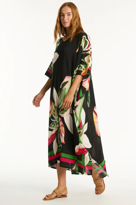 Sea Level Sundown Maxi Kaftan