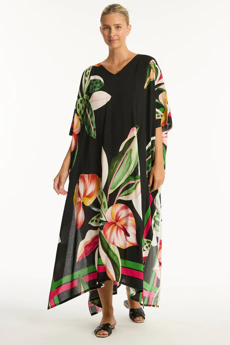 Sea Level Sundown Maxi Kaftan