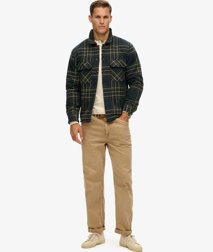 Superdry Surplus Check Quilt Overshirt