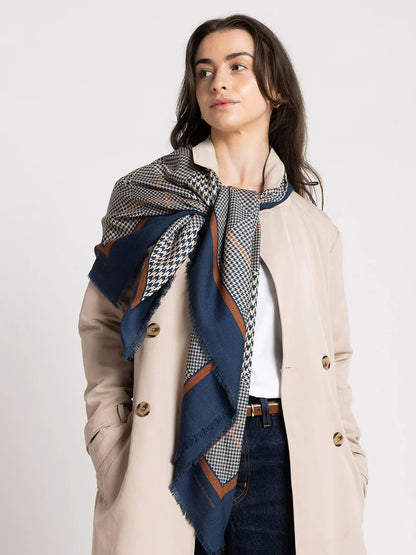 Dark Hampton The Sutherland Wool Silk Scarf