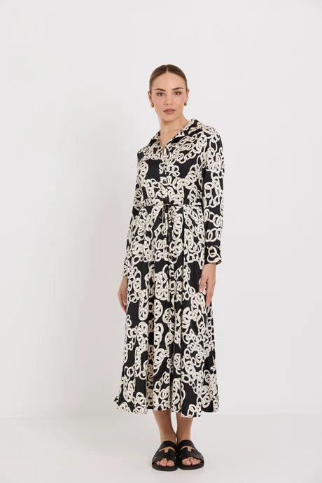 Tuesday Label Nicola Dress - Mono Link