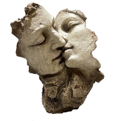 Rembrandt Kissing Head Statue