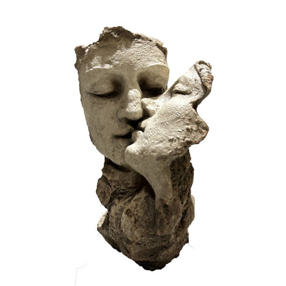 Rembrandt Kissing Head Statue
