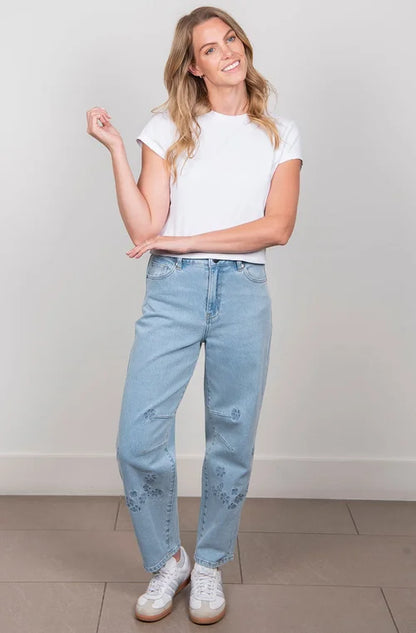 New London Jeans Truro Flower Jeans