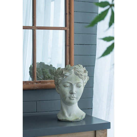 Rembrandt Visage Cement Vase - Medium