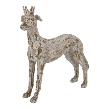 Rembrandt Dog with a Crown Sculpture