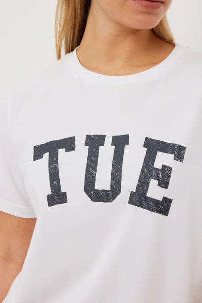 Tuesday Label Band Tee - Tue