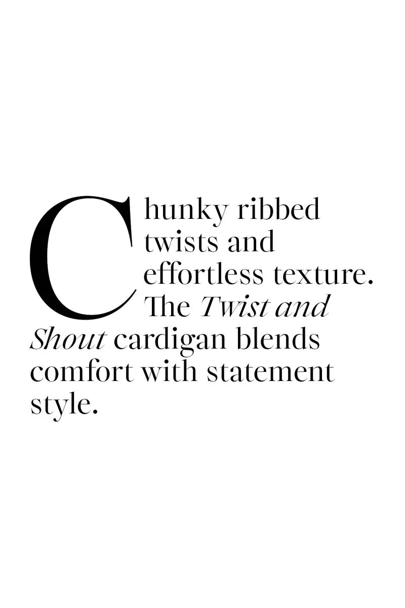 Coop Twist & Shout Cardigan