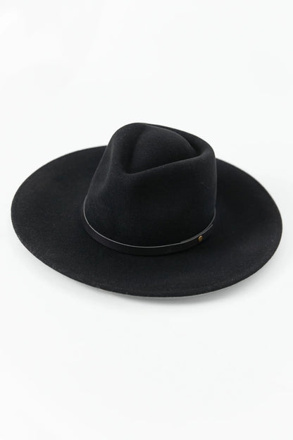 Among The Brave Tahlia Panama Wide Brim Wool Hat