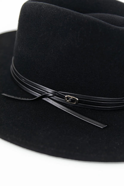 Among The Brave Tessa Stacked Trim Panama Wool Hat