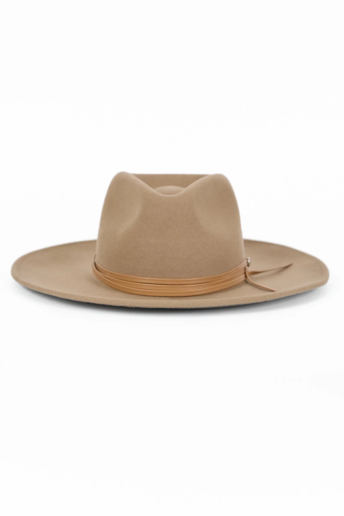 Among The Brave Tessa Stacked Trim Panama Wool Hat