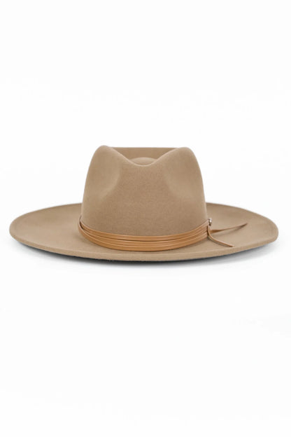 Among The Brave Tessa Stacked Trim Panama Wool Hat