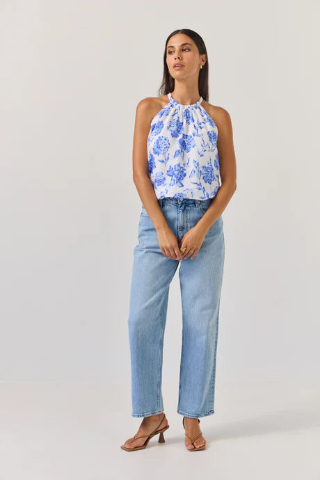 Tuesday Label Dixie Top Blue Rose