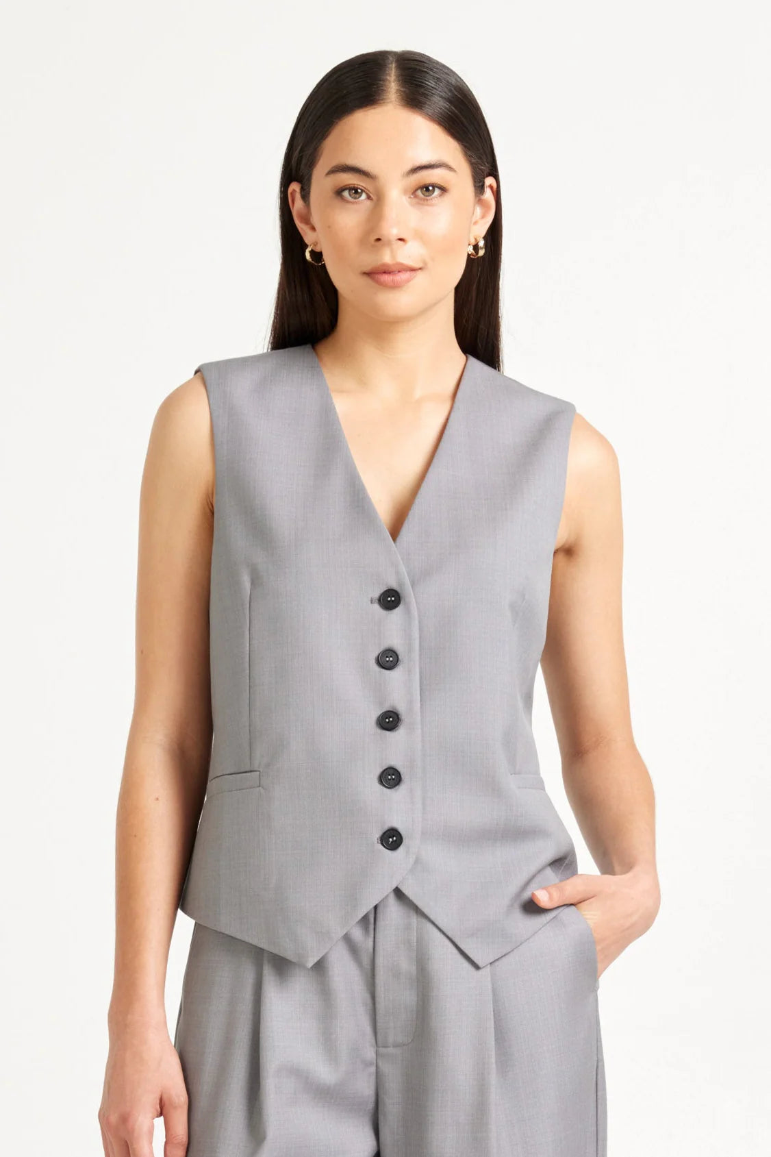 Tuesday Label Action Vest/Silver