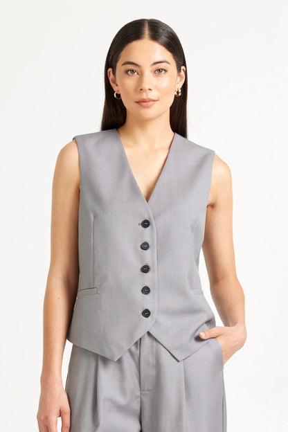 Tuesday Label Action Vest/Silver