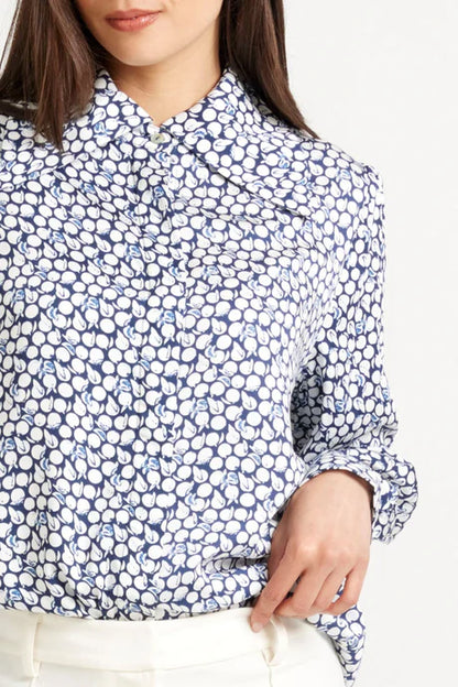 Tuesday Label Miller Top -Picking Print
