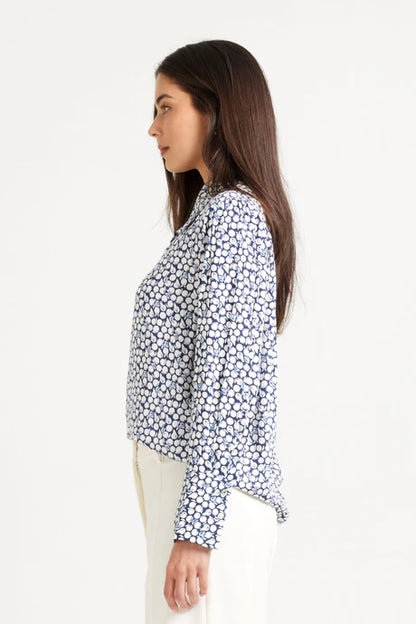Tuesday Label Miller Top -Picking Print