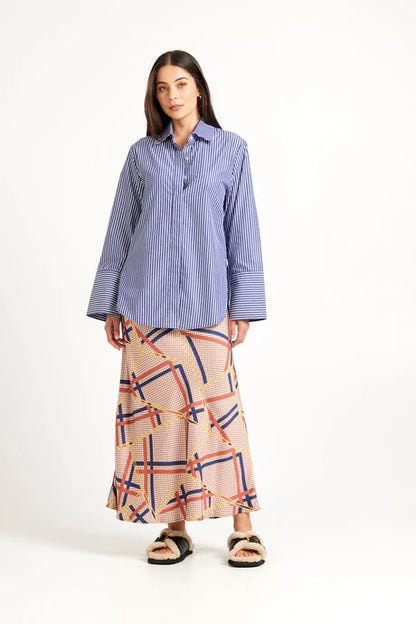 Tuesday Label Mark Shirt-French Strip