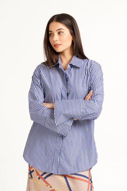 Tuesday Label Mark Shirt-French Strip