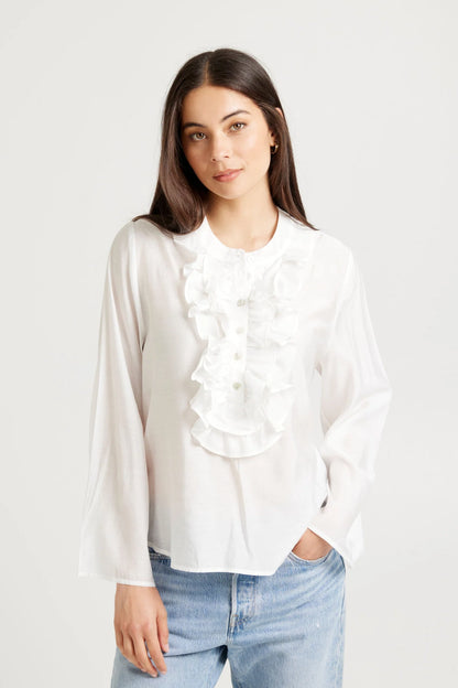 Tuesday Label Ruffle Top