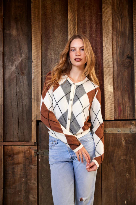 Tuesday Label Diamond Cardi