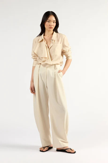 Tuesday Label Drape Frill Shirt
