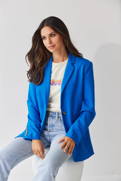 Tuesday Label King Blazer - Electric Blue