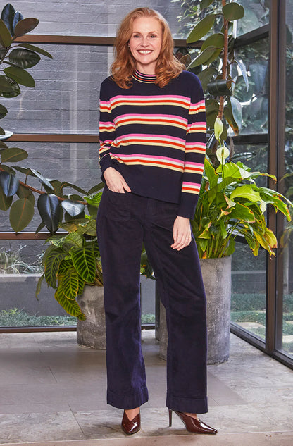 New London Jeans Victory Cord in Navy or Spice