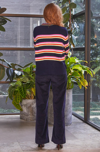 New London Jeans Victory Cord in Navy or Spice