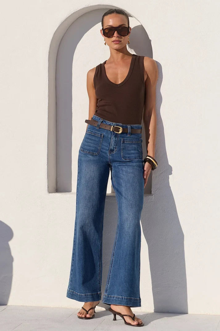 Among The Brave Zoey Jean In Marine Blue